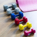 Hexagonale Fitness Halter 2 kg Antiroldesign Biron Kortingen