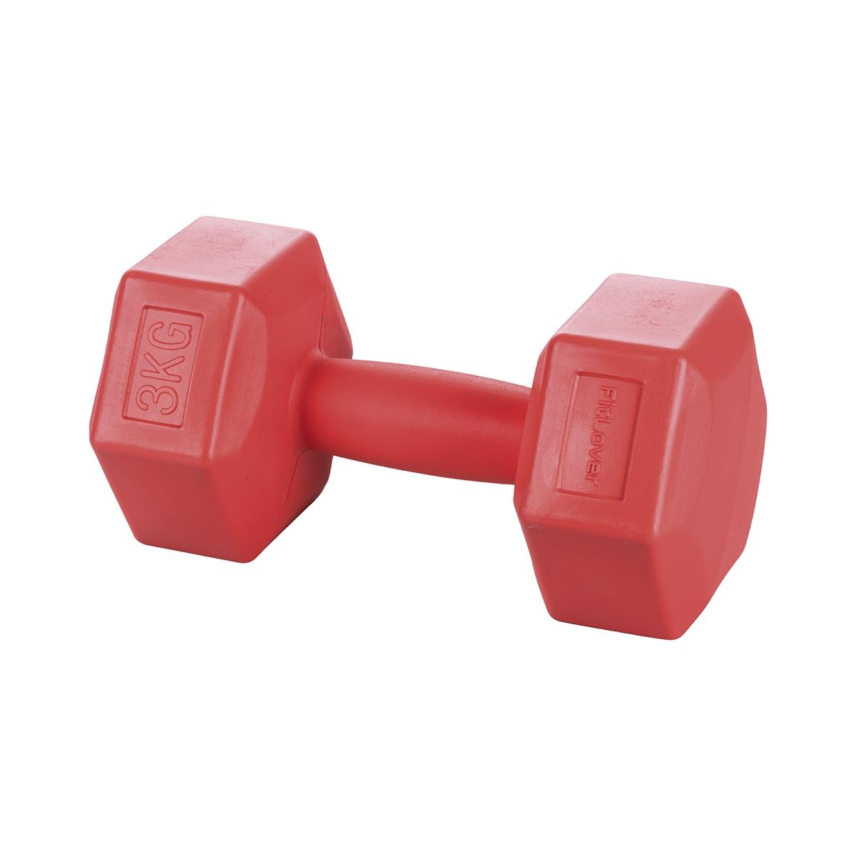 Hexagonale 3 kg anti-rol halter voor fitness Movara Aanbieding Hexagonale 3 kg anti-rol halter voor fitness Movara Aanbieding