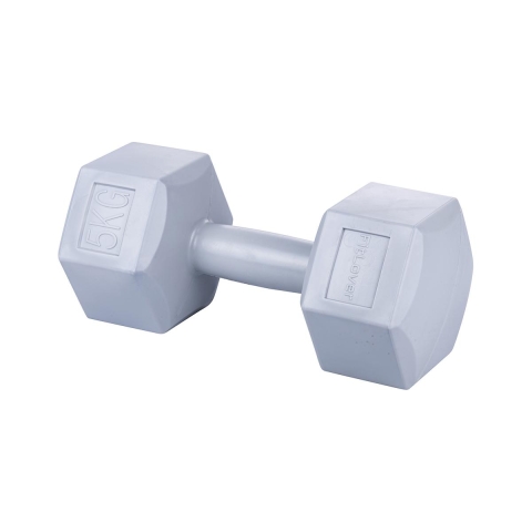 Dynaro Hexagonale Dumbbell 5 Kg Antirolde voor Gym Aanbieding