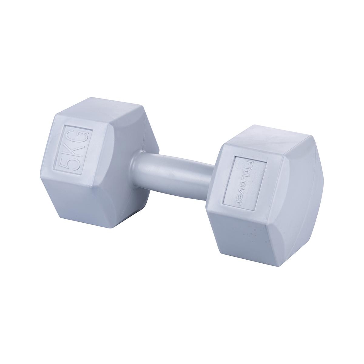 Dynaro Hexagonale Dumbbell 5 Kg Antirolde voor Gym Aanbieding