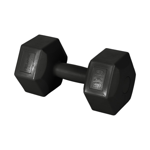 Pumax hexagonale fitness dumbbell 6 kg anti-roll Aanbieding