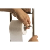 Vrijstaande toiletborstel- en toiletrolhouder metaal Avela Aanbod