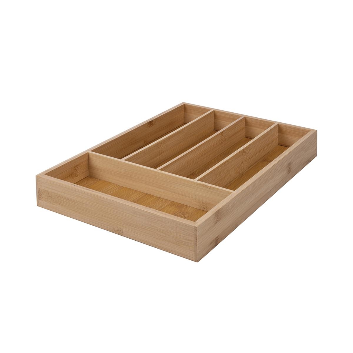 Houten besteklade met 5 vakken 35,5x25,5x5cm Kavira Aanbieding Houten besteklade met 5 vakken 35,5x25,5x5cm Kavira Aanbieding