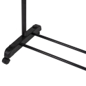 Metalen kledingrek met wielen, 2 stangen en schoenenrek 88x42,5cm Zulea Verkoop