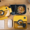 Lunchbox met dubbele compartimenten, lekvrij - Onera Aanbod