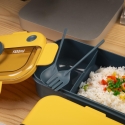 Lunchbox met dubbele compartimenten, lekvrij - Onera Keuze