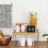 Opvouwbare houten keukenorganizer met vakken 47x18,5x22cm Kurnek Model