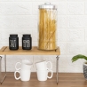 Opvouwbare houten keukenorganizer met vakken 47x18,5x22cm Kurnek Aankoop