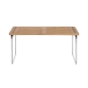 Opvouwbare houten keukenorganizer met vakken 47x18,5x22cm Kurnek Aanbod