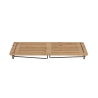 Opvouwbare houten keukenorganizer met vakken 47x18,5x22cm Kurnek Korting
