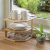 Hoekplank keuken 3 lagen hout 25x25x23cm Tolvak Verkoop