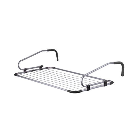 Felora balkon en binnen droogrek met 2 haken en 8 lijnen 106x55 cm Aanbieding