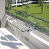 Felora balkon en binnen droogrek met 2 haken en 8 lijnen 106x55 cm Verkoop