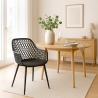 Moderne design stoel in polypropyleen met armleuningen Vetra Verkoop