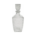 Set van glazen karaf voor likeur + 6 glazen Diamante Korting