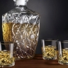 Set van glazen karaf voor likeur + 6 glazen Diamante Verkoop