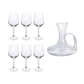 Royal Set wijndegustatie: 6 glazen + glazen decanteerkaraf Aanbieding