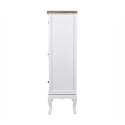 Hoge houten ladekast 8 lades 58x35x123cm shabby chic Sardinia Aanbod