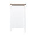 Shabby chic houten tv-meubel met 2 lades Terosk Korting