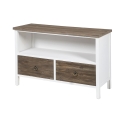 Shabby chic houten tv-meubel met 2 lades Terosk Aanbod