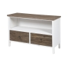 Shabby chic houten tv-meubel met 2 lades Terosk Aanbod