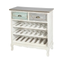 Houten wijnrek Cortez voor 21 flessen in shabby chic stijl Aanbieding