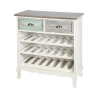 Houten wijnrek Cortez voor 21 flessen in shabby chic stijl Aanbieding