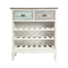 Houten wijnrek Cortez voor 21 flessen in shabby chic stijl Verkoop