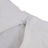 Fronda sierkussen 45x45 cm wit afneembaar diamond patroon Aanbod