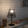 Bureaulamp Sayura met rotan-effect Verkoop