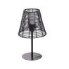 Bureaulamp Sayura met rotan-effect Voorraad