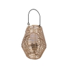 Hanglamp in lantaarnstijl met rattan-effect Birkut Kortingen