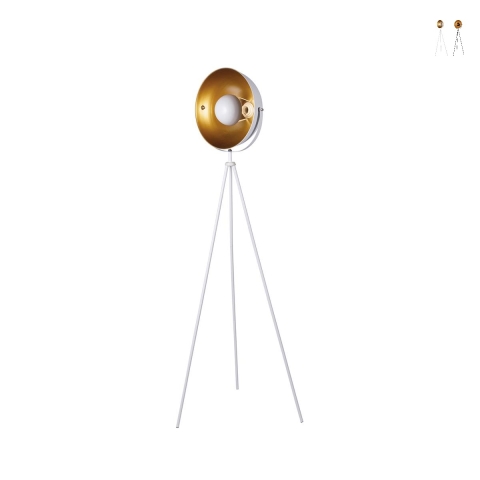 Verstelbare driepoot vloerlamp in metaal Industry Aanbieding
