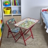 Opvouwbare en ruimtebesparende kinderstoel en -tafel Baska Verkoop