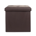 Vierkante opbergpoef multifunctioneel 38x38xh.38cm Zilkov 