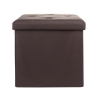 Vierkante opbergpoef multifunctioneel 38x38xh.38cm Zilkov 