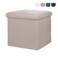 Vierkante opbergpoef multifunctioneel 38x38xh.38cm Zilkov Aanbieding