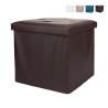 Vierkante opbergpoef multifunctioneel 38x38xh.38cm Zilkov Kortingen