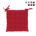 Set van 5 stoelkussens voor keukenstoelen 40x40cm met strikken Lomake Aanbieding