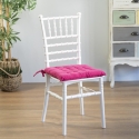 Set van 5 stoelkussens voor keukenstoelen 40x40cm met strikken Lomake Prijs