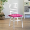 Set van 5 stoelkussens voor keukenstoelen 40x40cm met strikken Lomake Prijs