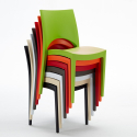 Set van 24 stapelbare polypropyleen stoelen voor bars en restaurants Paris Grand Soleil 