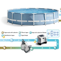 Zoutwatersysteem Intex 26666 chloorgenerator voor bovengrondse zwembaden 11g/uur Voorraad