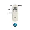 Plafondventilator met lamp en stille afstandsbediening Windy Korting