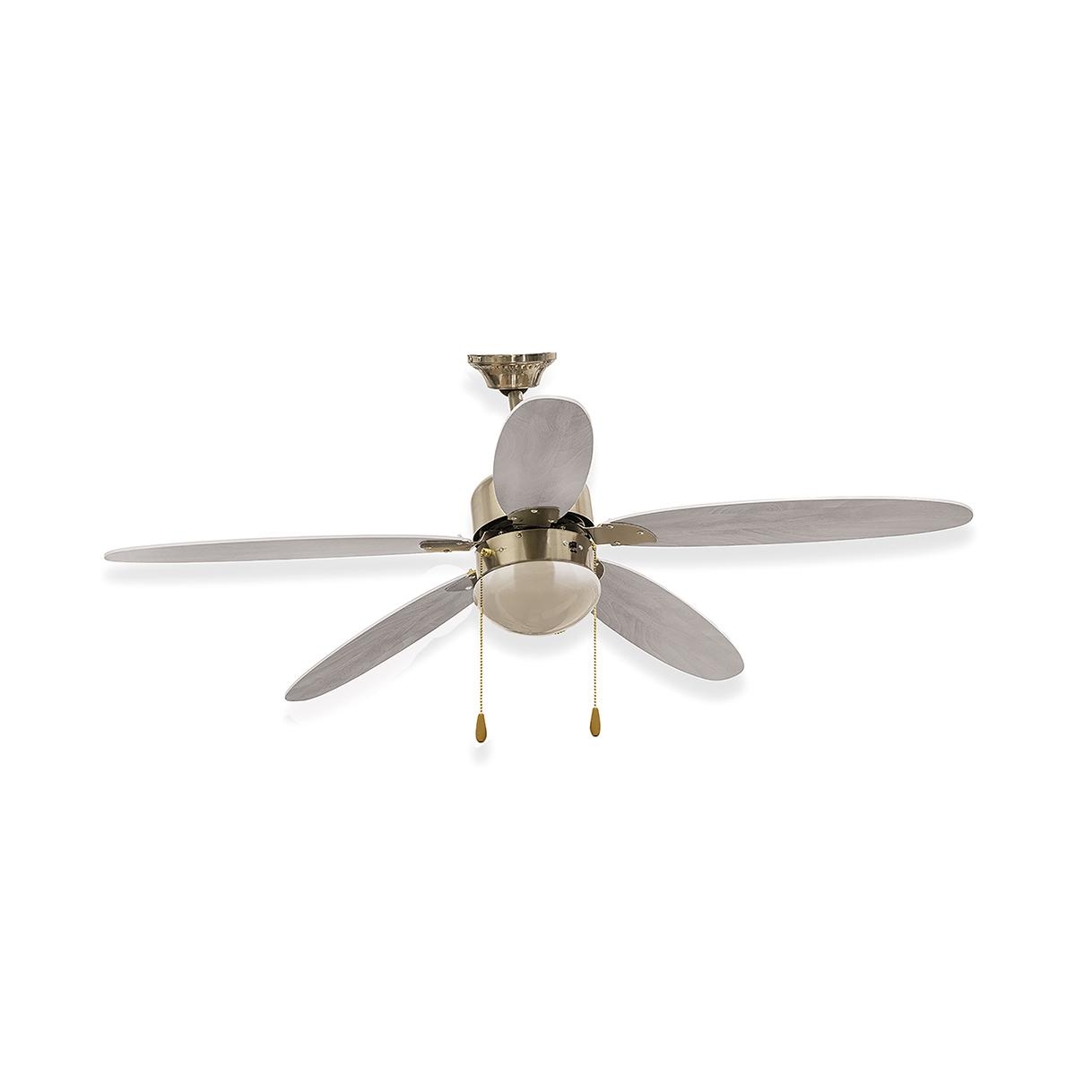 Plafondventilator met licht, 5 bladen, omkeerfunctie Windy Aanbieding Plafondventilator met licht, 5 bladen, omkeerfunctie Windy Aanbieding