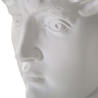 Decoratief beeld hoofd man in hars 44x35,5x60cm David Voorraad