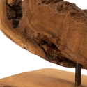 Handgemaakte teak houten sculptuur in etnische stijl Bintang Kortingen