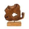 Handgemaakte teak houten sculptuur in etnische stijl Bintang Catalogus