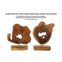Handgemaakte teak houten sculptuur in etnische stijl Bintang Keuze