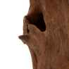 Handgemaakte etnische decoratieve sculptuur in teak Akar Kortingen